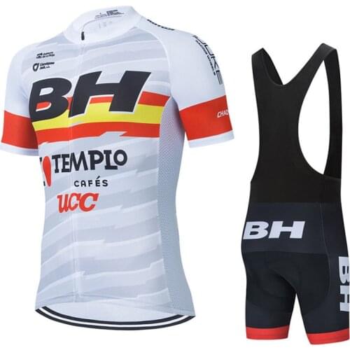 2021 Team BH Cycling Clothing Men Cycling Set Bike Clothing Breathable Anti-UV Bicycle Wear/Short Sleeve Cycling Jersey Sets