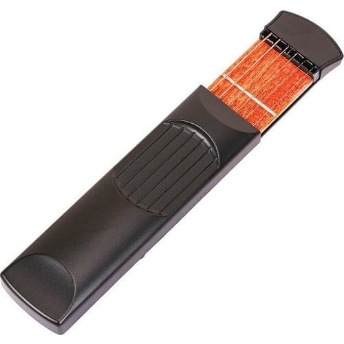 6/4 pocket guitar portable guitar exerciser hand type chord conversion practice guitar finger trainer