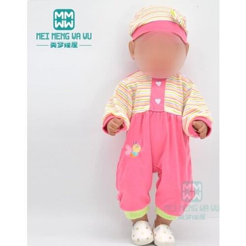 Doll Clothes Accessories fit 18 inch 43cm Born New baby American doll Cardigan, dress, shawl skirt