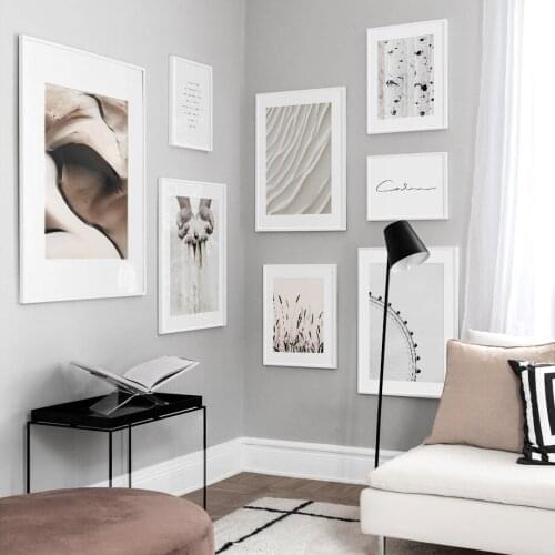 Birch Wheat Plant Dune Ferris Wheel Quote Wall Art Print Canvas Painting Nordic Posters And Prints Wall Pictures For Living Room