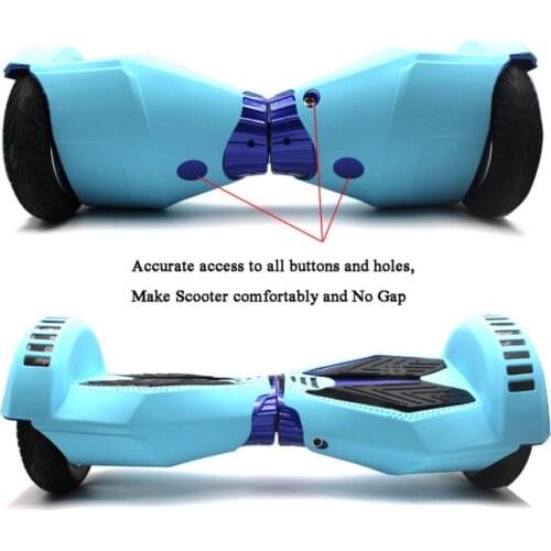 Hoverboard Skateboard Silicone Case 8 Inches Cover Shell Protector for Mini 2 Wheels Self Balancing Electric Standing Scooter
