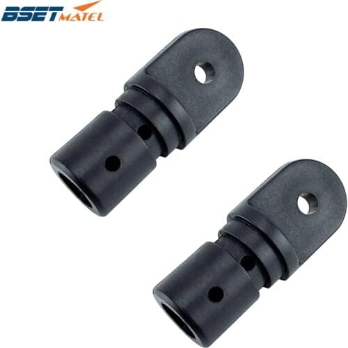 Black Nylon Pipe Eye End Cap 25mm Bimini Top Fitting Hardware Marine Boat Yacht Inside Eye End Canopy Tube End Accessories