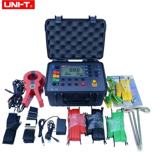 UNI-T UT575A Digital Double Clamp Grounding Resistance Tester Professional Meter Soil Resistivity Meter