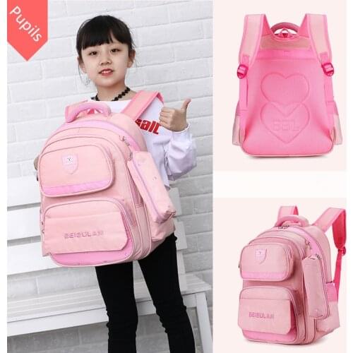 Boy girls nylon school bags kids backpack guide children mochila infantil escolar satchel bag teenager travel handbag schoolbag
