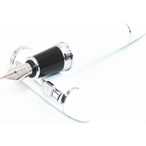 JINHAO 159 White Business office Medium Nib Fountain Pen New