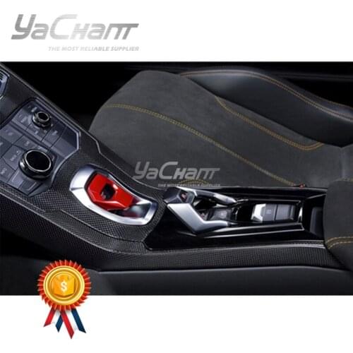 Forged / Plain Carbon Fiber Center Controller Panel Side Strip Replacement Fit For 14-19 Huracan LP610-4 LP580-2 Coupe Spyder