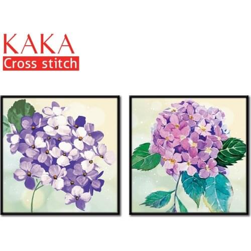 Cross stitch kits,Embroidery needlework sets with printed pattern,11CT canvas for Home Decor Painting,Flowers Full NCKF185