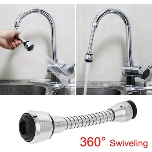 Stainless Steel 360 Degree Rotatable Water Saving Faucet Tap Aerator Faucet Nozzle Filter Water Faucet Bubbler Aerator