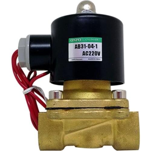 ONPO,Normally Closed Solenoid Valve AC110-220V DC12-24V DN15 RC1/2" Diaphragm Electromagnetic Water Valve Direct-acting Two-Way
