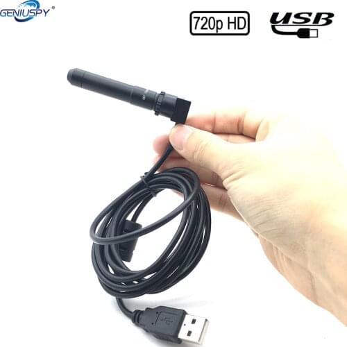 Geniuspy 70mm Pin hole Long Focus Lens 140-210Meters Distance Micro Size Covert 720P HD Uvc Smallst Mini Usb Camera For Industry
