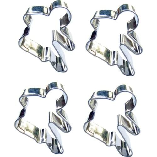 Jump Kick shape 4 piece biscuit cutting molds, baking tools, cake decorating soft candy tools