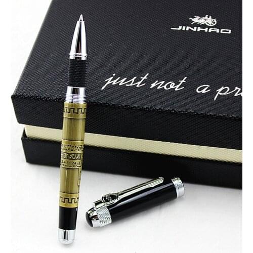 Jinhao 189 Rollerball Pens Heavy Metal Gel Pen 0.7mm Luxury Gift Pen Business Conference Office Student Writing Stationery