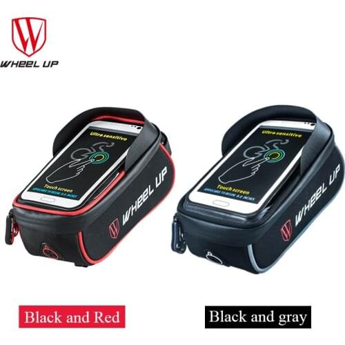 Touch Screen Phone Bag for Bike Riding Equipment Bicycle Frame Tools Bag 6inch Phone Pannier Cycle bolsa Waterpoof Cycling Bags
