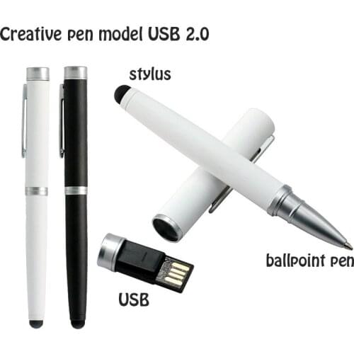 Ballpoint Pen Model Usb Flash Drive Pen Drive Memory Stick Pendrive 4GB 8GB 16GB 32GB 64GB Pendrives Business Gift