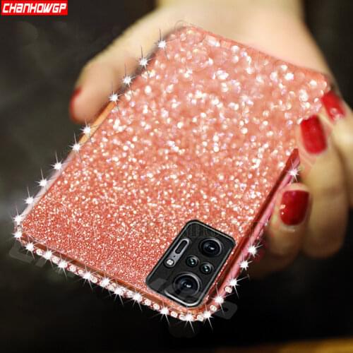 For Xiaomi Redmi Note 10 Case Glitter 3D Diamond Soft Silicone Phone Cases On For Redmi Note 10 Pro 10S Note10 Back Cover Funda
