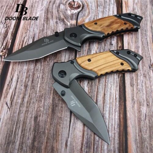 7.9" 55-56HRC Folding Knife Tactical Survival Knives Hunting Camping Blade Multi High Hardness Military Survival Knife