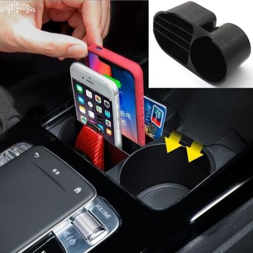 For Mercedes Benz CLA GLB GLA B class 2020-21 W247 X247 C118 Replace Multifunction Car Central Storage Box Cup Holder Accessory