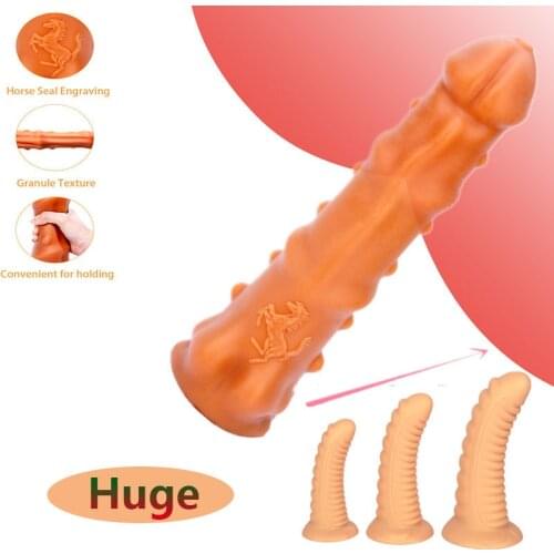 Super Huge Anal Plugs Horse Dildo Big Butt Plug Vagina Masturbation Anus Dilator Adult Anal Sex Toys for Woman Man Sex Products