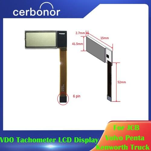 VDO Tachometer LCD Display for Kenworth Truck Jcb Volvo Penta Boat Yanmar Marine hour meter display