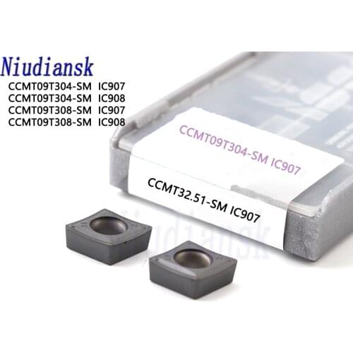 CCMT09T304 SM IC907 Internal Turning Tools CCMT 09T308 Carbide insert Tool turning insert CNC Cutter Tool turning Cutting Tools