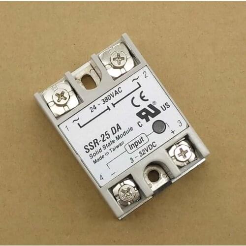 Solid state relay SSR-25DA 25A 5-24VDC TO 24-380V AC SSR 25DA,6-20mA