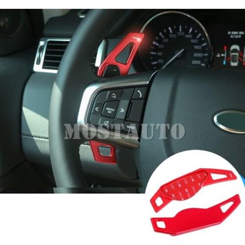 Inner Steering Wheel Paddle Shifters For Jaguar F-Pace XE XF 2pcs Car Accessories Interior Car Decor Car Trim