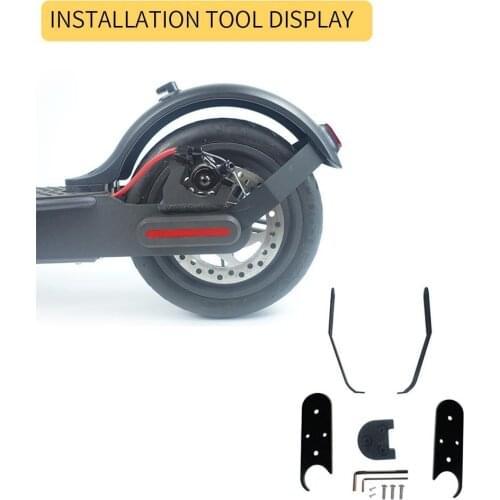 1 Pair Electric Scooter Mudguard Fender Bracket Support Stand for Mijia M365 Pro Electric Scooter Rear Fender Bracket