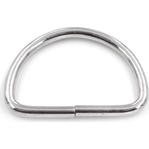 10 pieces/lot) 30mm Metal D-shaped buckle Luggage metal D ring Semicircle button Bags mountaineering backpack accessories