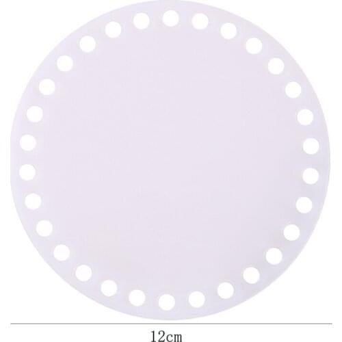 2pcs/Set 10/12/15/18/20cm Round Shape Clear Acrylic Mold Base For Mesh Bag Results-size Option Sewing Accessories