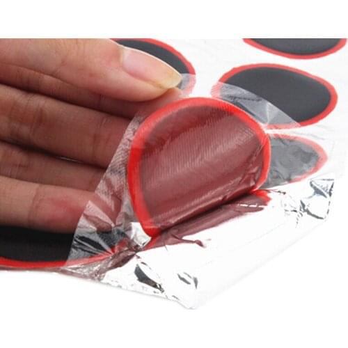 24Pcs/Set Professional Cycling Puncture Patch Bicycle Motor Bike Tire Tyre Tube Rubber Puncture Patches Bike Repair Kits