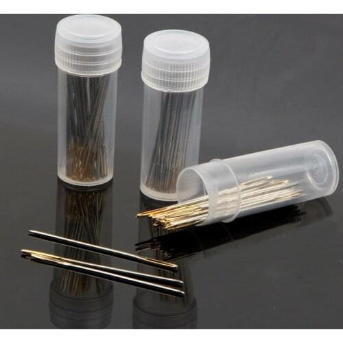 30Pcs/Set Golden Embroidery Fabric Cross Stitch Cloth Needles Size 22# 24# 26# Cross Stitch Needlework Sewing Accessories