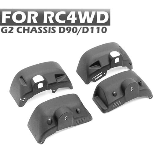 4pcs/set Nylon Wheel Cover for RC4WD D90/110 Body Shell & G2 Chassis Frame RC Car Wheel Covers Modification Part