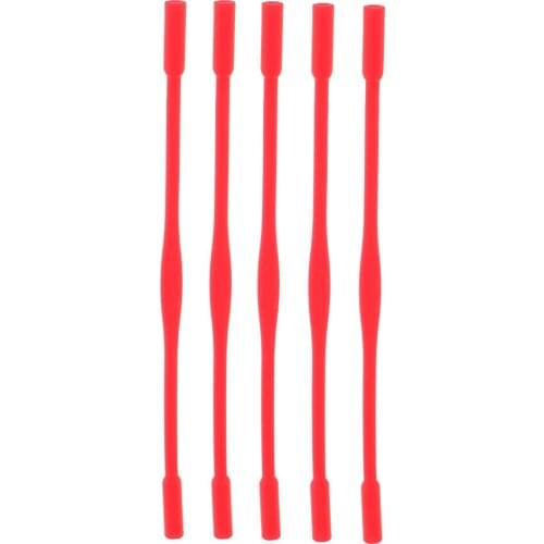 5pcs Kids Eye Glasses Strap Anti-slip Elastic Silicone Eyeglasses Sunglasses Sports Band Cord Holder Lanyard