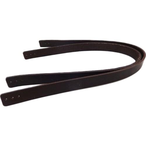 55CM/70CM Genuine Leather Bags Straps Accessories With Three Holes Square Straight Threading Style