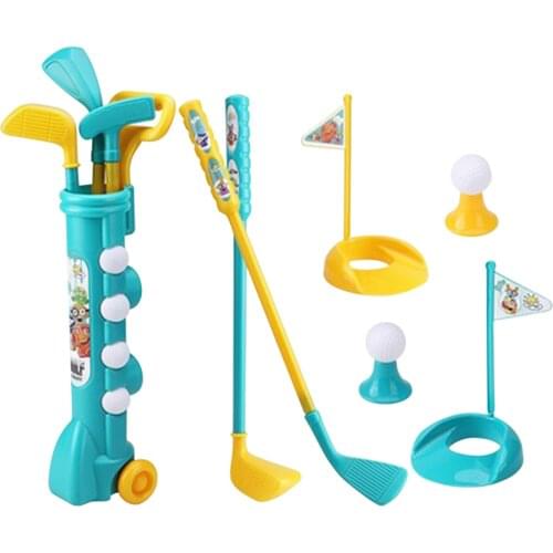 Kids Golf Play Set Child Golf Toy Set Sports For Kids Learning Active Toys Interactive Development Outdoor Play Sport Game