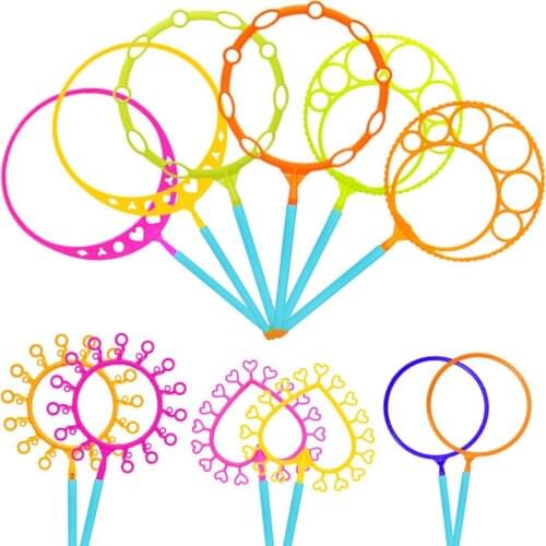 Outdoor Toys Long Water Blowing Bubbles Guns Bubbles Machine Blower Wand Sticks Without Water Soap Toy Christmas Halloween