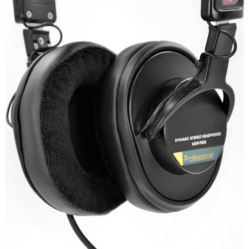 Defean Thicker Upgrade Quality - Velour and protein pu Earpads for MDR V6 V7 7506 CD900ST / Pioneer SE-M521 Headphones