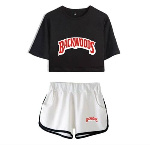 Funny Foods Backwoods Honey Berry New 2 Piece Set T Shirt Sets Streetwear Tops Girls Sexy Shorts Sportswear Summer Short Pants
