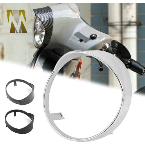 Motorcycle Headlight Frame Lights Cover Scooter Front Lamp Decoration Parts For Vespa GTS 300 250 200 150 2019 2020 GTS300