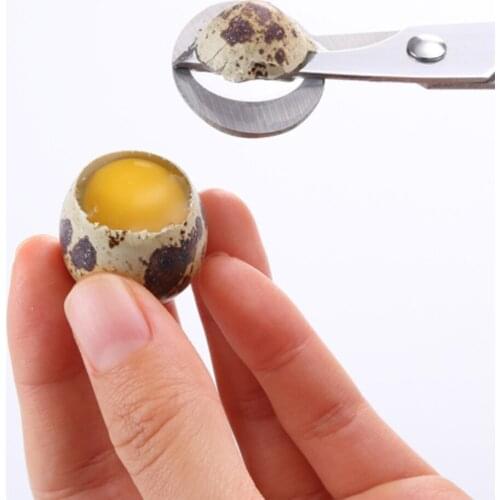 Egg Cutter Opener Cracker Stainless Steel Quail Egg Cutter Scissors Pigeon Bird Quail Kitchen Clipper Tool