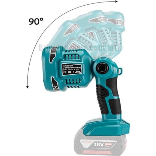 For bocsh Lithium-ion LED work light, flashlight, light-emitting Led lamp diode 12W For Bocsh 18V battery no battery no charger