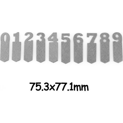 Small Numbers Notation Metal Cutting Dies For DIY Scrapbooking Embossing Photo Paper Cards Making Crafts New 2019 Diecuts Dies