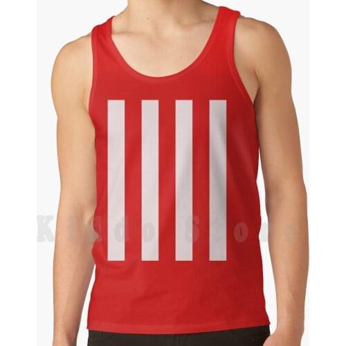 Pattern Tank Tops Vest Sleeveless Football Club Soccer Spain De Wanda Metropolitano Red