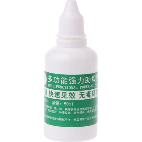 Powerful Rosin Soldering Agent No-clean Flux Stainless Steel White Steel Plate Iron 18650 Battery Welding Water Liquid Flux