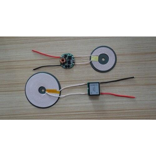 Low temperature 24V transmission 10mm distance receiving output 12V2A wireless charging power supply module large current