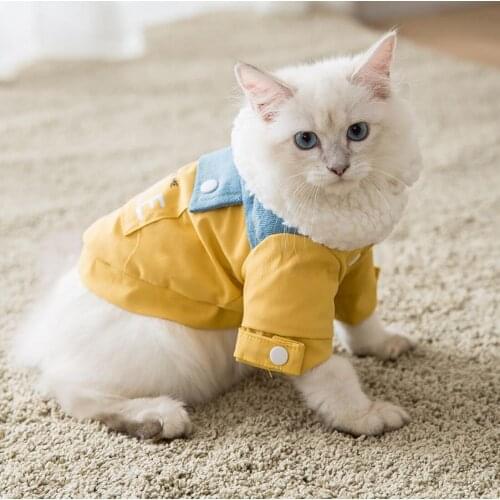 Cat Clothes Cotton Pet Clothing For Small Medium Dogs