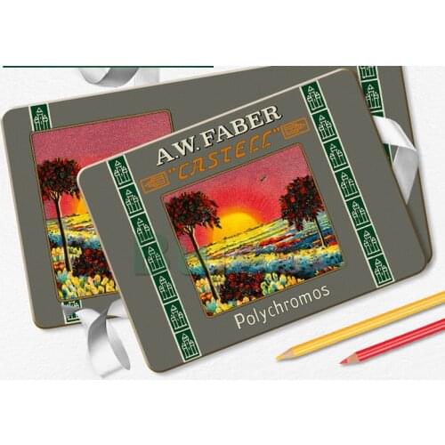 Original Germany FABER CASTELL Polychroms 111th Anniversary Limited Edition 12 / 24 / 36 color green box oil color lead suit