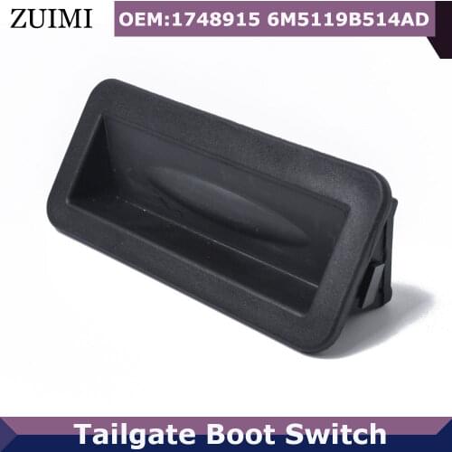 Rear Trunk Tailgate Boot Opener Switch Lock 6M5119B514AD 1748915 1857333 For Ford Focus Fiesta C-Max S-Max Galaxy Mondeo Kuga