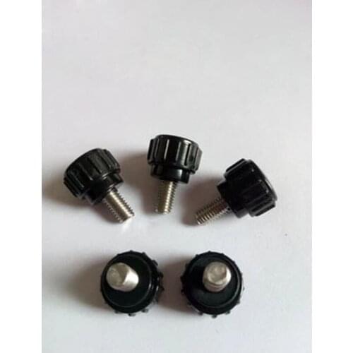 M5 Plastic Thumb Screws Round head Screw Adjust Straight Bolts Length 10mm-40mm