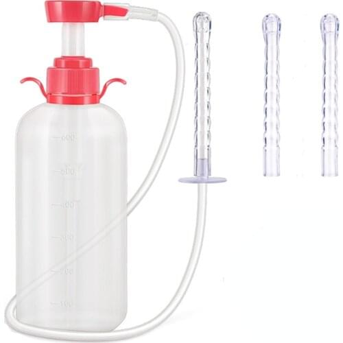 Healthy Vaginal Clearner Anal Douche Enema Tool Reusable Medical Vagina Irrigator Ass Anus Cleaning Syringe Female Vagina Washer